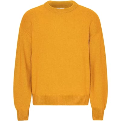 Trui met oversized ronde hals Colorful Standard Burned Yellow