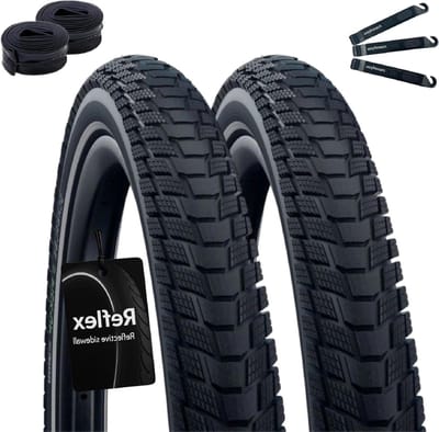 Fietsbanden set - Cargo banden - Transport laden - Super Defense - 24 inch - Zwart