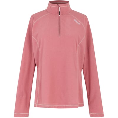Regatta - Geweldige Outdoor Dames Montes Half Zip Fleece Top (Stoffige roos)