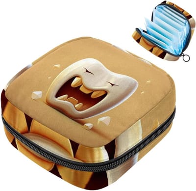Menstruatiezakjes - Maandverband tas - Hygiënisch opbergen - Privacy beschermend - 12x17x17 cm - Grijs