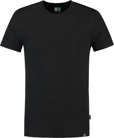 Tricorp T-shirt fitted - Rewear - zwart - maat M