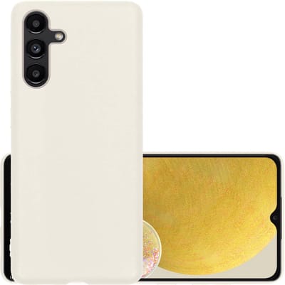 Hoesje - Geschikt voor Samsung Galaxy A13 5G - Sterk & Shockproof - Hoes Cover - Siliconen Case - Wit