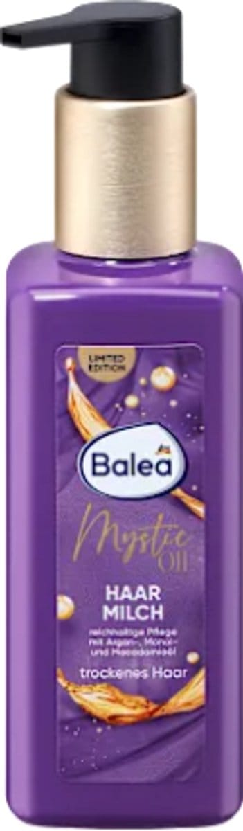 Balea Haarmelk Mystic Oil | 1x 200 ml - Met argan-, monoï- en macadamiaolie | Verzorging tot in de puntjes