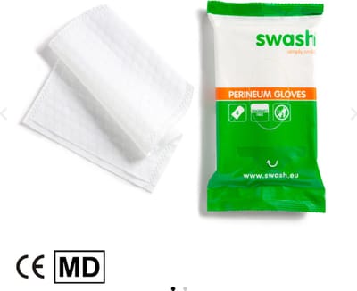Arion swash perineum gloves parfumvrij - 8-washandjes