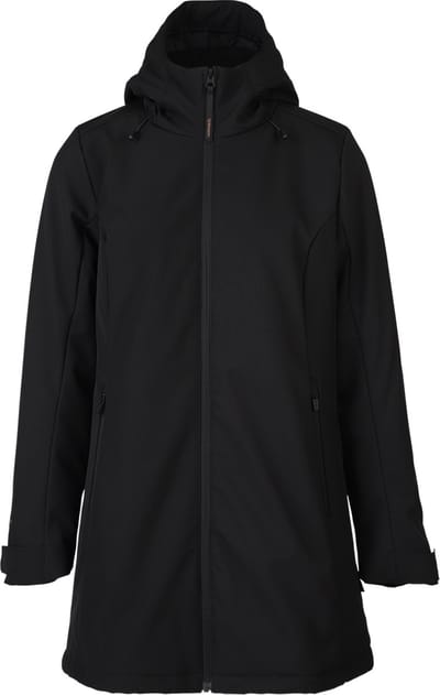Brunotti Melle Dames Long Softshell Jas - Zwart - M