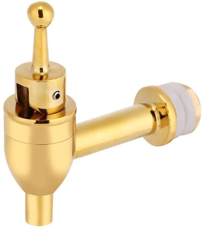 Allecto - Copper Faucet Dispenser - Luxe Waterkraan - Goud - Voor Wijn en Bier - Duurzaam en Leak-proof - Elegant Design