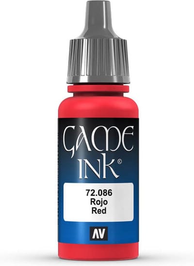 Vallejo Hobbyverf Acrylverf - 72086 Game Color - Red Ink - Acryl - Verf flesje - 18 ml