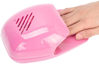 Allecto - Mini Nageldroger - Draagbare Nagelventilator - Voor Kinderen - Roze Kleur - Geschikt voor Gewone Nagellak - Ideaal voor Thuisgebruik