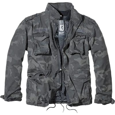 Brandit M65 Giant Winterjas dark camo S - Katoen - Rock wear