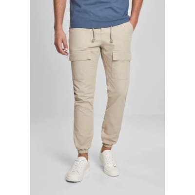 Urban Classics - Front Pocket Cargobroek - L - Grijs