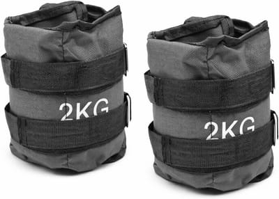 SnelShoppen - Verstelbare Pols- en Enkelgewichten (2 x 2 kg) voor Fitness, Aerobics, Spieropbouw, Duurzaam, Comfortabel, Thuis en Gym Training