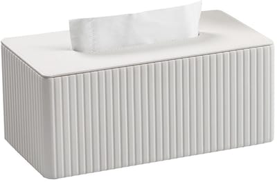 Dailygoods- Zakdoekdispenser - PU-leer - Tissue Box - Rechthoekig - 25 x 14 x 12 cm - Voor kantoor/thuis - Elegante afwerking - Tissuebox