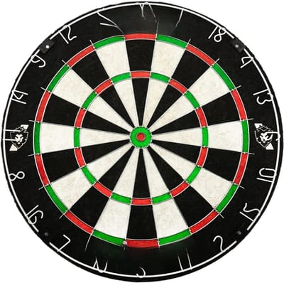 AHD® Dartbord - Dartborden - Dartbord Ring - Zwart - ‎46cm x 46cm x 5cm