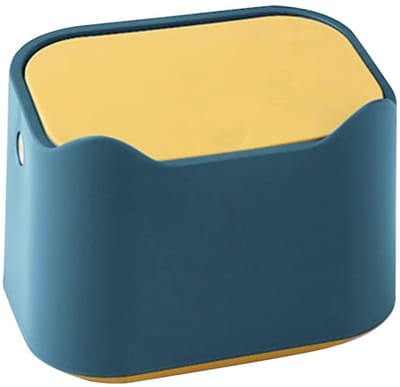 Mini Prullenbak - Afvalbak Tafel - Bureau Organisatie - Met Deksel - 17.5 cm - Multi
