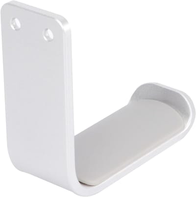 Hoofdtelefoonhouder - Koptelefoonhaak - Bureau Organisatie - Duurzame Aluminiumlegering - 7.4 x 3 cm - Zilver