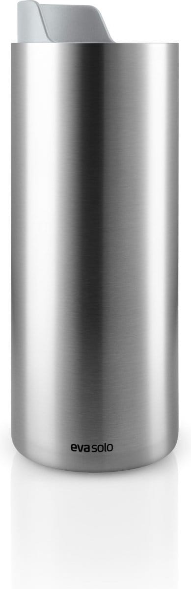 Eva Solo - Drinkbeker Urban Thermos 350 ml Marble Grey - Grijs - Gerecycled Roestvast Staal - Kunststof