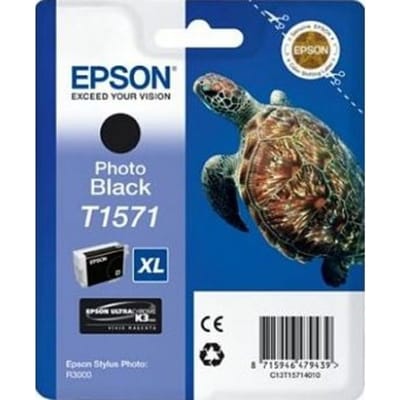 Epson T1571 Inkt Cartridge - Photo Zwart - Inktpatroon Photo black