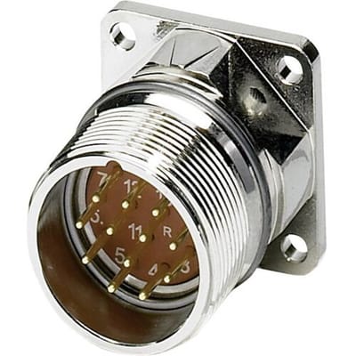 M23 Apparaatconnector. recht 1607860 RF-17P1N8AWA00 Zilver Phoenix Contact Inhoud: 1 stuk(s)