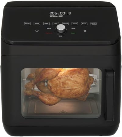 RVV® Heteluchtoven - Oven - Airfryer Oven - 13 Liter - Zwart - 35cm x 38cm x 35cm
