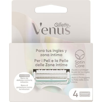 Épilation pour Femme pour Anglais et Zone Intime, de 4 Pièces de Rechange Aide à Protéger la Peau de L'Irritation Après