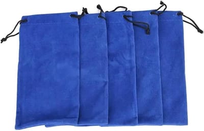 Brillenhoesjes - Brillenkoker zacht - Brillen beschermen - Zachte microvezel - 9x18 cm - Assorti
