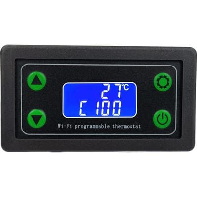 ZFX-WT01 WIFI Afstandsbediening Hoge Temperatuur Digitale Thermostaat K-type Thermokoppel Hoge Temperatuur zwart