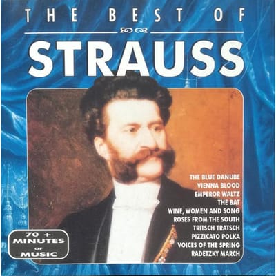CD JOHANN STRAUSS JR., JOHANN STRAUSS  - Le Meilleur de Strauss CD55116 Classica 1994 Europe Classique Occasion white