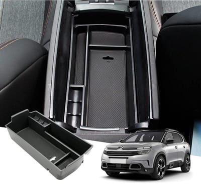 Citroen C5 Aircross 2017-2024 Opbergdoos, Organizer voor Middenconsole en Armsteun, Handige Tray voor Glove Compartment en Accessoires