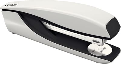Metaal nietmachine grip 40 vellen incl. nietjes ergonomisch design grijs NeXXt-serie 55040085