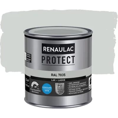 Renaulac Lak Protect - Zijdeglans - Lichtgrijs Ral 7035 - 250ml