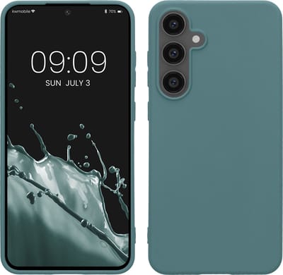 kwmobile telefoonhoesje geschikt voor Samsung Galaxy S24 FE - Hoesje voor smartphone - Back cover in Arctische nacht
