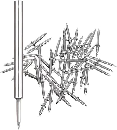 Beton Spijkers - Dubbele Kop Nagels - Plinten Bevestigen - Stevig Hulpgereedschap - 2.8cm Nagel
