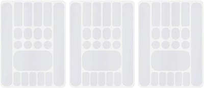 Set van 3 Fiets Beschermfolie, Transparante Carbon Stickers voor Fietsframe, Duurzame Bescherming voor Fietsaccessoires