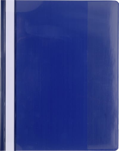 Exacompta 10x Snelhechtmap PVC Premium kwaliteit - A4 - Blauw - 439907B