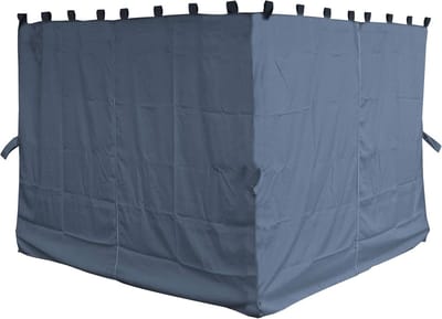 4 Stuks Zijpanelen voor Paviljoen 3x3m - Geschikt voor Parijs Tuinpaviljoen