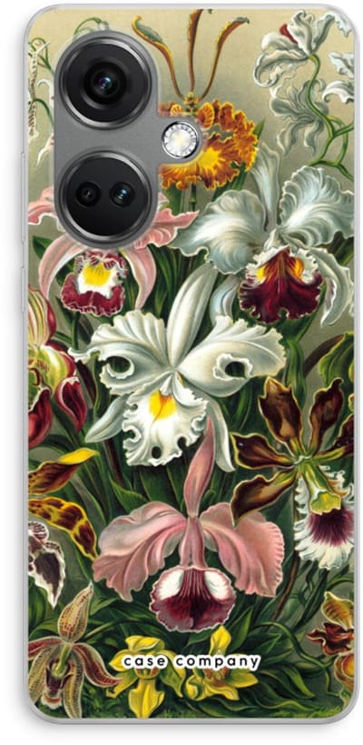Case Company® - Hoesje geschikt voor OnePlus Nord CE 3 hoesje - Haeckel Orchidae - Soft Cover Telefoonhoesje - Bescherming aan alle Kanten en Schermrand