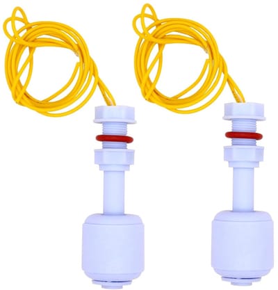 2 Stuks Verticaal Vlotterschakelaar, Waterniveau Sensor voor Hydroponics, Tuinieren en Zwembaden