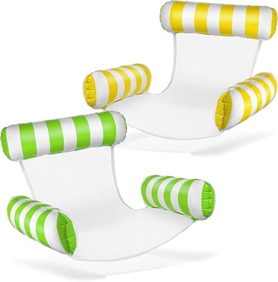 Luchtmatras, zwembad, opblaasbare stoel, waterstoel met rugleuning en armleuningen, zwemzitje, zwembadstoel, zonnestoel, waterrelaxstoel
