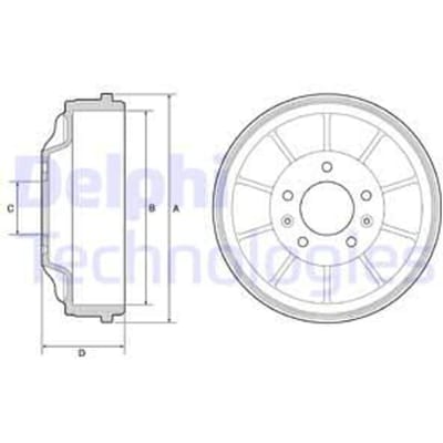 Remtrommel DELPHI BF562