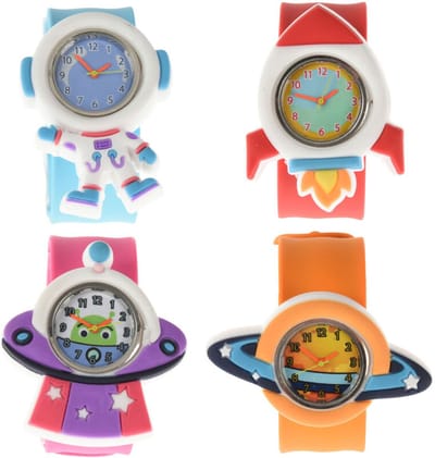Klaparmband Horloge Space