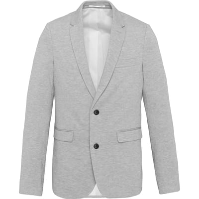 Kariban Herenjas van tricot K6132 - Light grey heather - 50 NL (50 FR)
