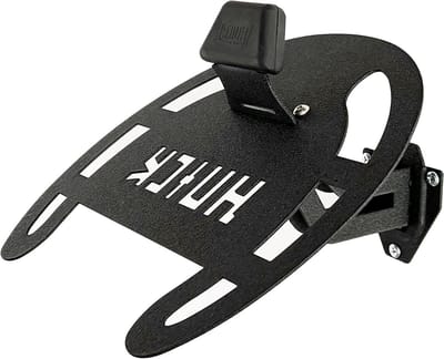 HUCK Helmhouder Helm Stand Garage Organizer Wandmontage Helm Rack voor Motorhelm, Hoed, Jassen (Basic, Zwart)