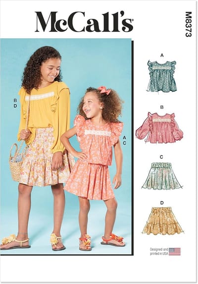 Kinderen Kleding Patroon - Naaien Set - Zelf Maken - Meerdere Stijlen - 7-14 Jaar - Meerkleurig