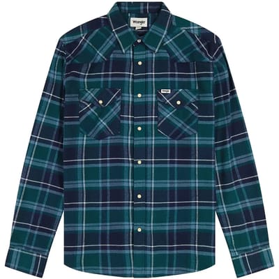 Flanellen overhemd Wrangler Western