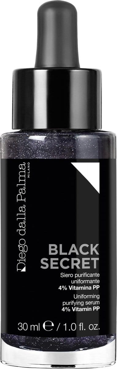 Diego dalla Palma Black Secret - Uniforming Purifying Serum - Reinigend en Egaliserend Serum - Gezichtsverzorging - 30 ml