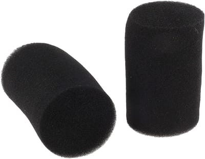 Schuim Luidspreker Poorten - Poort Stoppen - Bas Afstemming - Hoge Kwaliteit Schuim - 35-65mm Diameter - Zwart