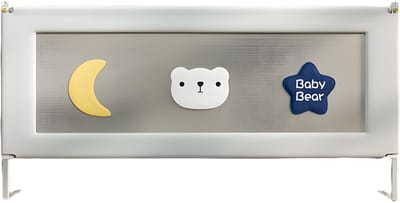 Baby Bedhek - Bedhekje - Bedrail - Uitvalbescherming - Voor bed - Veiligheidsleuningen & Bedbewaker -Night sky - 2M