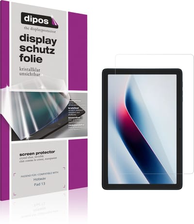 dipos – 2x Beschermfolie geschikt voor Hotwav Pad 13 | Krasbestendige & heldere Screenprotector Ultra-Thin