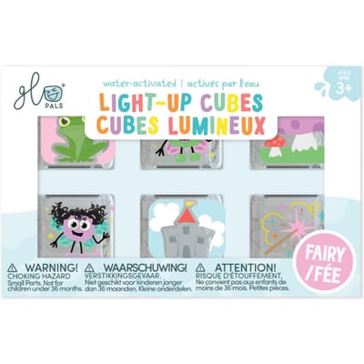 Glo Pals - light up cubes - Badspeelgoed - Fairy - Sensory play - 6 stuks