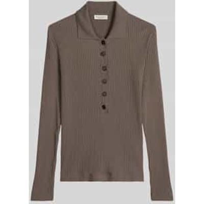 Slim fit pullover van mix van katoen en modal